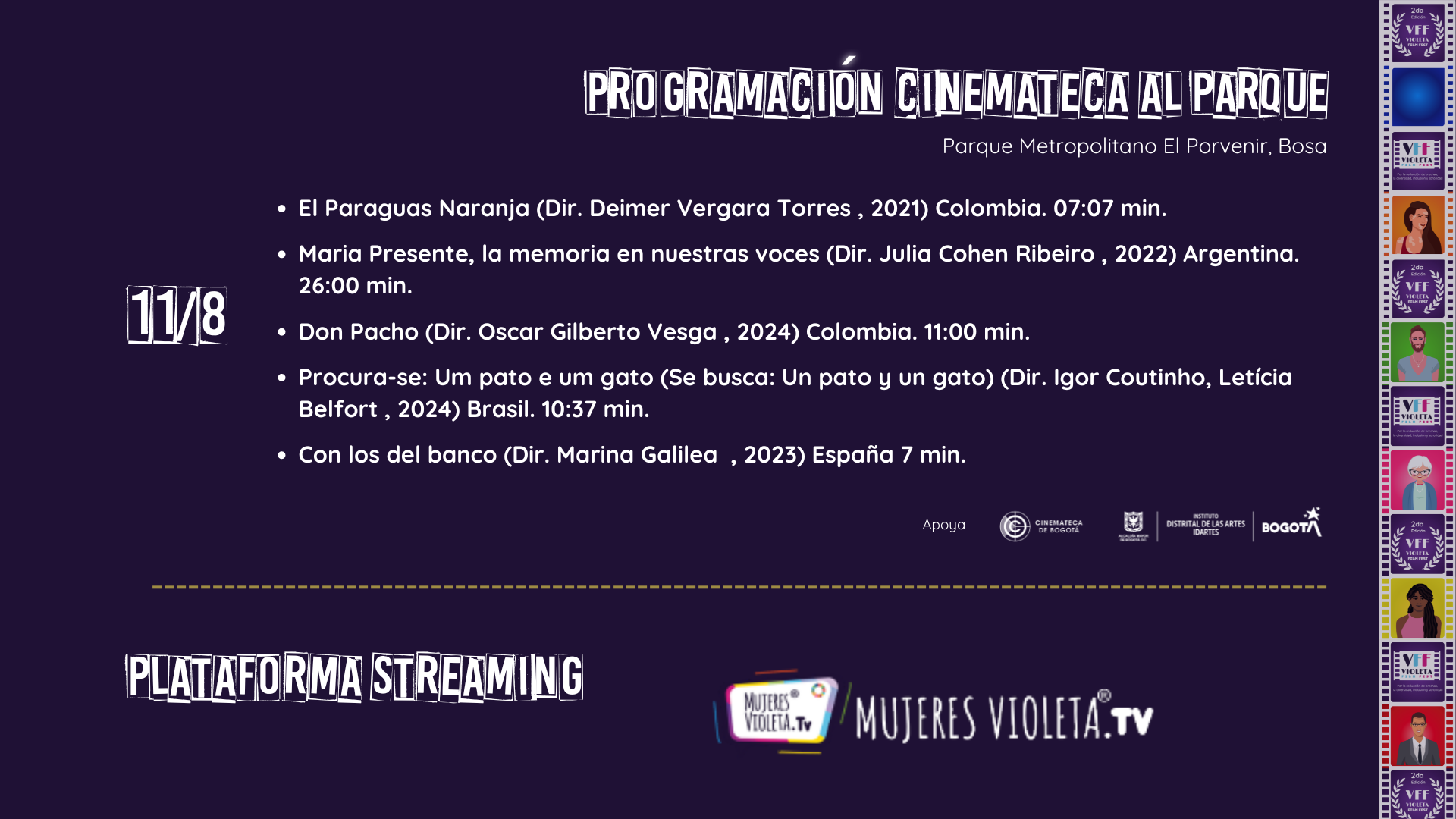 Violeta Film Fest VFF 2024- Mujeres Violeta- Karen Bruges 8